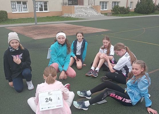 Koszykarki pobiegły dla demokracji grafika