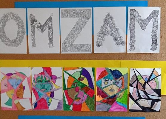 Lubię tworzyć – wernisaż prac naszych siódmoklasistów grafika