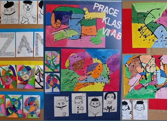 Lubię tworzyć – wernisaż prac naszych siódmoklasistów grafika