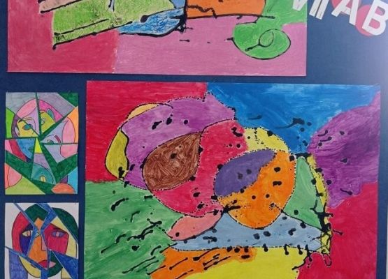 Lubię tworzyć – wernisaż prac naszych siódmoklasistów grafika