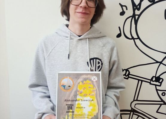 Sukces Olka w XXV edycji Ogólnopolskiego Konkursu Geologiczno-Środowiskowego grafika