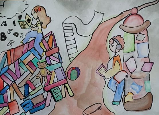 Czytać i malować warto!  – Ogólnopolski Konkurs Plastyczny grafika