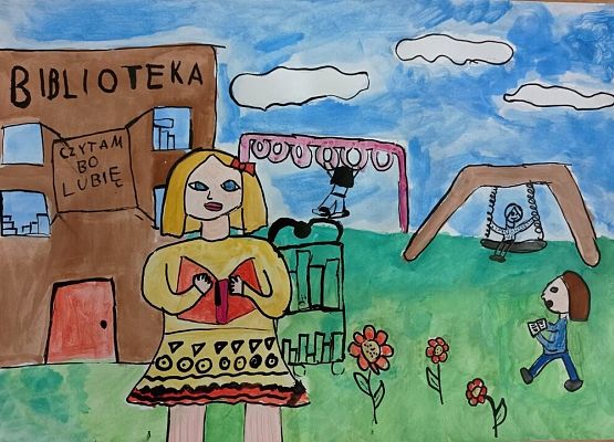 Czytać i malować warto!  – Ogólnopolski Konkurs Plastyczny grafika