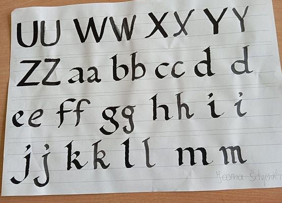 Kaligrafia - trudna sztuka pięknego pisania grafika