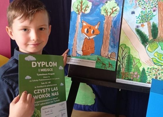 „Słodki lisek na polanie” – rozstrzygnięcie konkursu plastycznego grafika