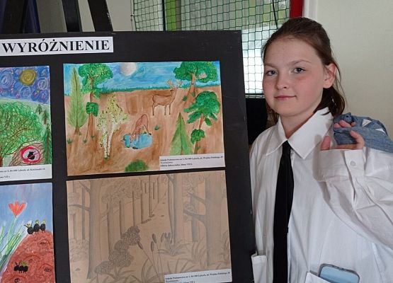 „Słodki lisek na polanie” – rozstrzygnięcie konkursu plastycznego grafika