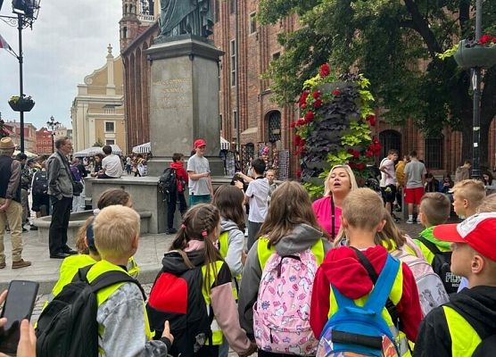 Klasa 3A podbija Toruń grafika