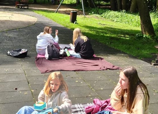 Piknik przyrodniczy klasy VIb grafika