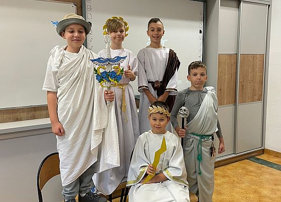 Wizyta olimpijskich bogów grafika