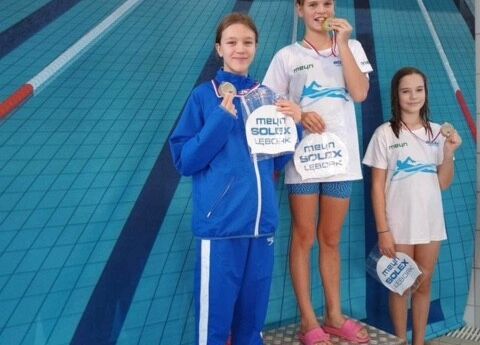 Mistrzostwa Sekcji Pływackiej UKS jedynka MEYN  SOLEX  Lębork grafika