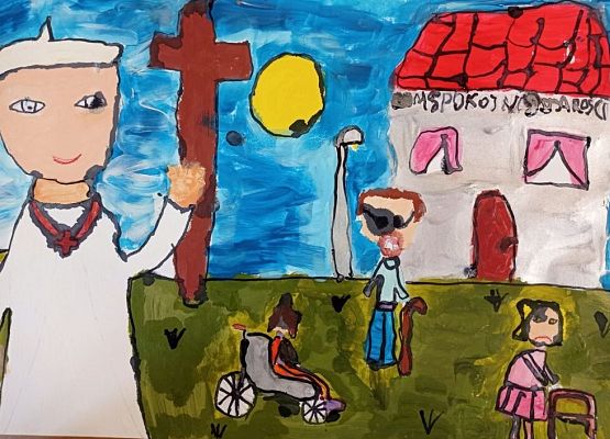 Wyróżnienie w Międzynarodowym Konkursie Plastycznym grafika