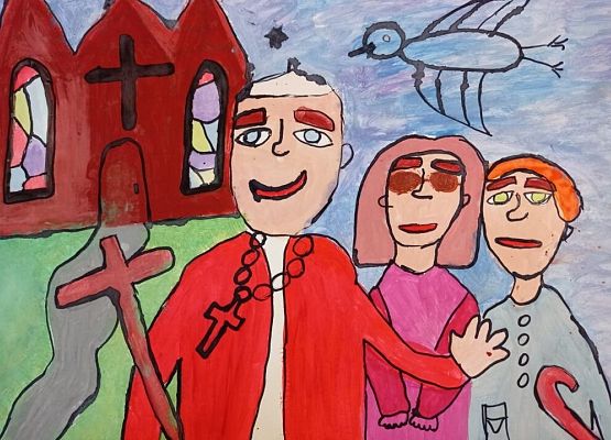 Wyróżnienie w Międzynarodowym Konkursie Plastycznym grafika