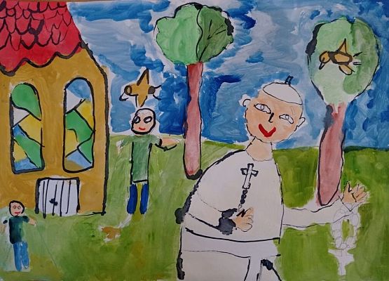 Wyróżnienie w Międzynarodowym Konkursie Plastycznym grafika