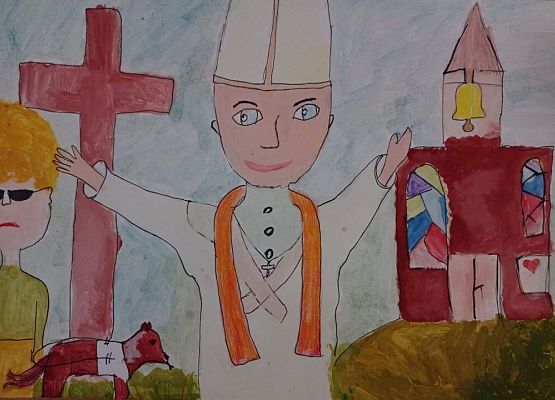 Wyróżnienie w Międzynarodowym Konkursie Plastycznym grafika