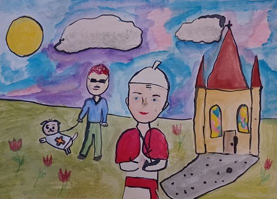 Wyróżnienie w Międzynarodowym Konkursie Plastycznym grafika