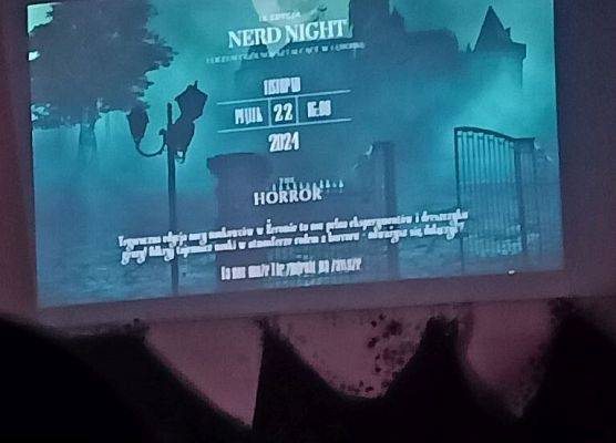  Upiorna Nerd Night w LO 1 grafika