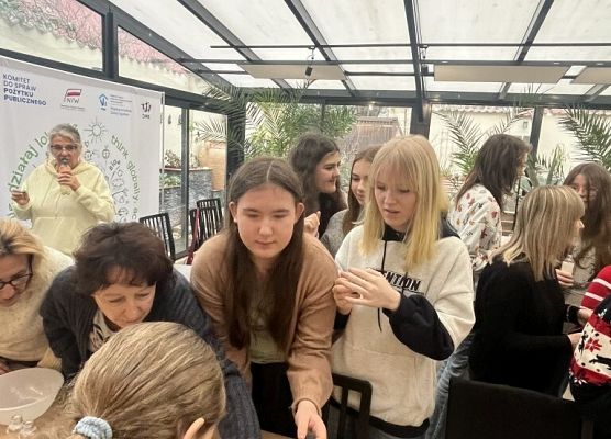 Warsztaty międzypokoleniowe (seniorzy– młodzież) w Gdańsku grafika