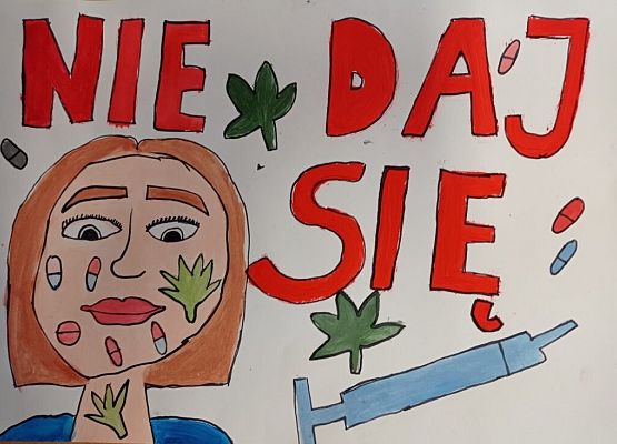 Zdrowy styl życia  -  „STOP  UZALEŻNIENIOM” – wyniki konkursu plastycznego grafika