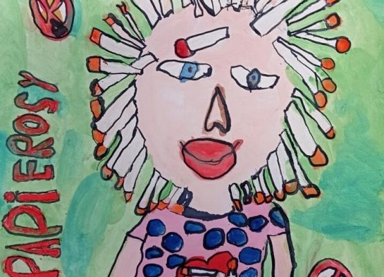 Zdrowy styl życia  -  „STOP  UZALEŻNIENIOM” – wyniki konkursu plastycznego grafika