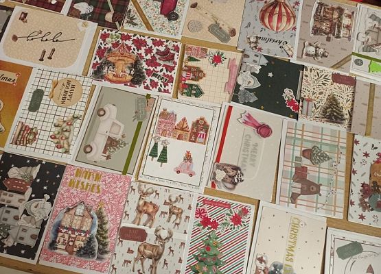 Kiermasz kartek świątecznych grafika