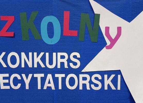 Szkolny Konkurs Recytatorski grafika