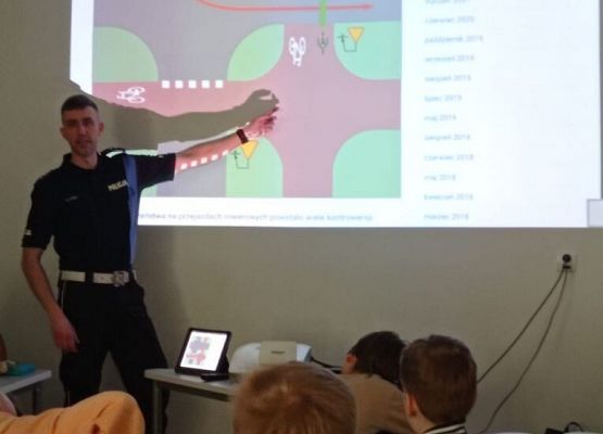 Karta rowerowa dla uczniów klasy IV – spotkanie z naczelnikiem drogówki grafika