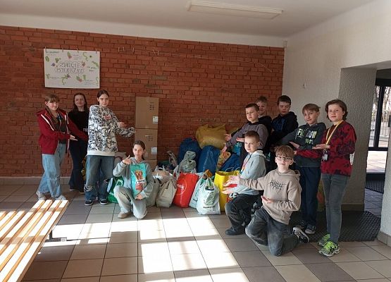 Podsumowanie zbiórki darów dla Schroniska "Bajer" w Małoszycach grafika