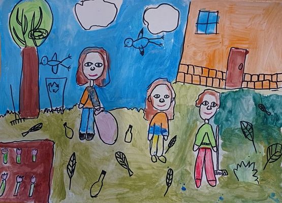 „Kolory Ziemi: planeta w dziecięcych oczach” – wręczenie plastycznych wyróżnień grafika