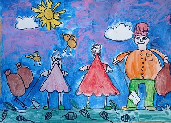 „Kolory Ziemi: planeta w dziecięcych oczach” – wręczenie plastycznych wyróżnień grafika