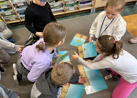 Wiosna u pierwszaków grafika