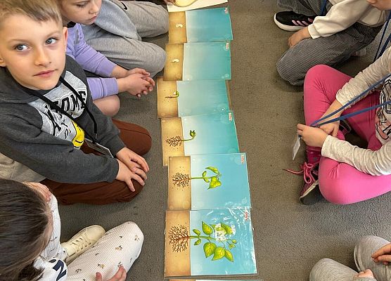 Wiosna u pierwszaków grafika