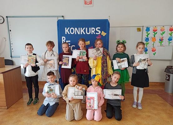 Szkolny konkurs recytatorski grafika