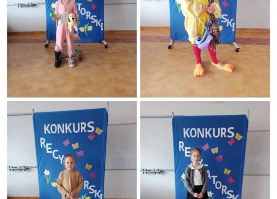 Szkolny konkurs recytatorski grafika