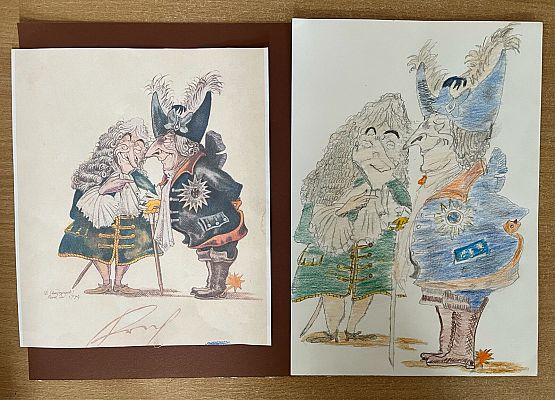 Sukces Kariny i Agaty w konkursie artystyczno-językowym grafika