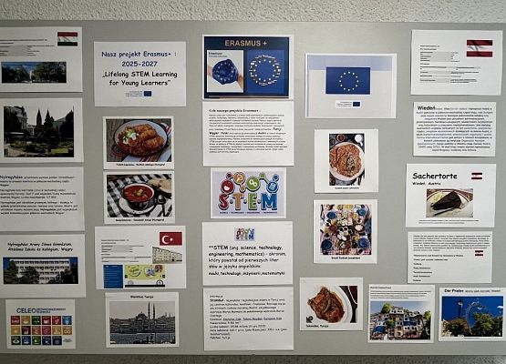Nasz czwarty projekt ERASMUS+ ( 2025-2027 ) grafika