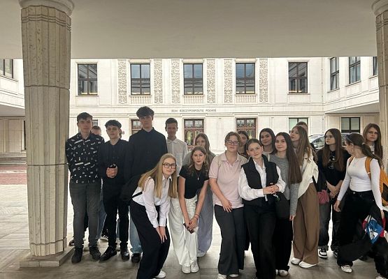 Wycieczka klasy VIII B grafika