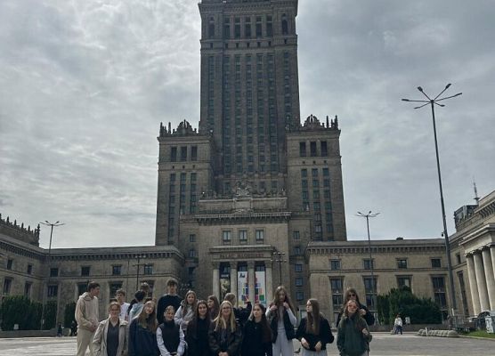 Wycieczka klasy VIII B grafika