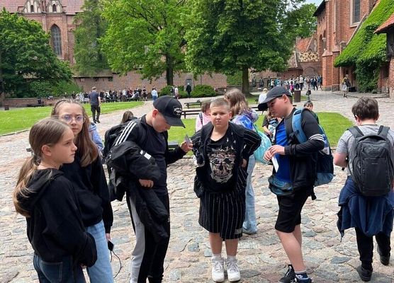 Wycieczka do zamku w Malborku grafika