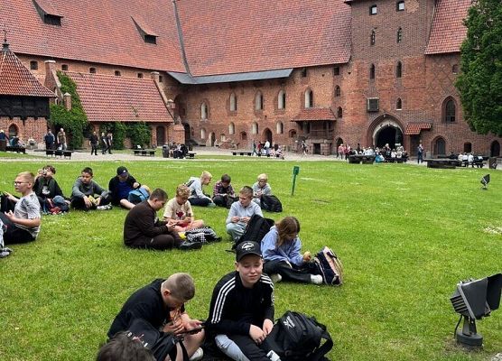 Wycieczka do zamku w Malborku grafika