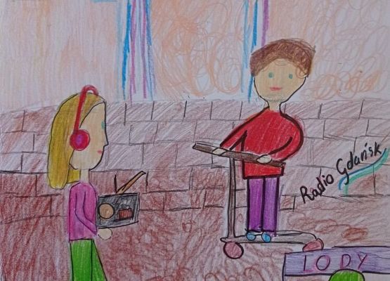 Nagroda w Wojewódzkim Konkursie Plastycznym „Gdzie gra Twoje radio?” grafika
