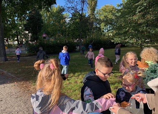 Edukacja przyrodniczna w parku grafika