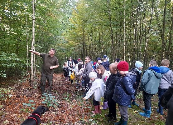 Lekcja przyrody w Uroczysku Drętowo grafika