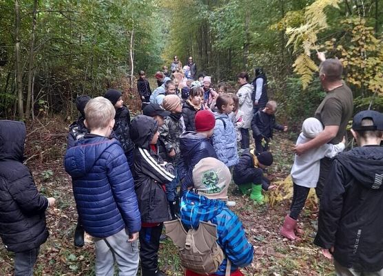 Lekcja przyrody w Uroczysku Drętowo grafika