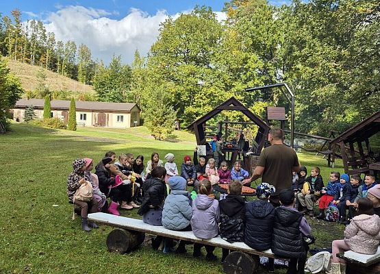 Lekcja przyrody w Uroczysku Drętowo grafika