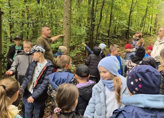 Lekcja przyrody w Uroczysku Drętowo grafika