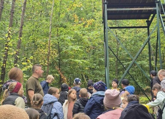 Lekcja przyrody w Uroczysku Drętowo grafika