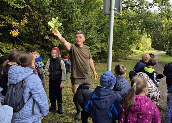 Lekcja przyrody w Uroczysku Drętowo grafika