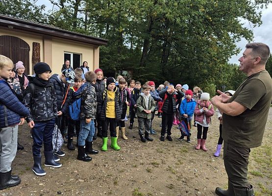 Lekcja przyrody w Uroczysku Drętowo grafika