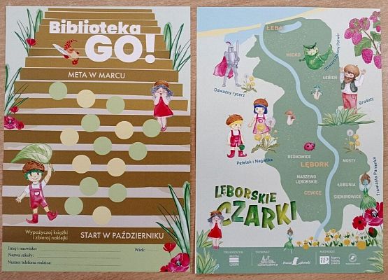 „Biblioteka Go - Lęborskie Czarki” - kolejna edycja akcji czytelniczej grafika