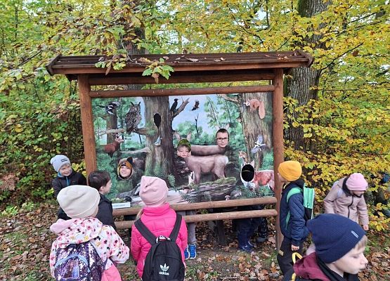 Lekcja przyrody w terenie – klasy 2a i 2b grafika